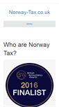 Mobile Screenshot of norway-tax.co.uk
